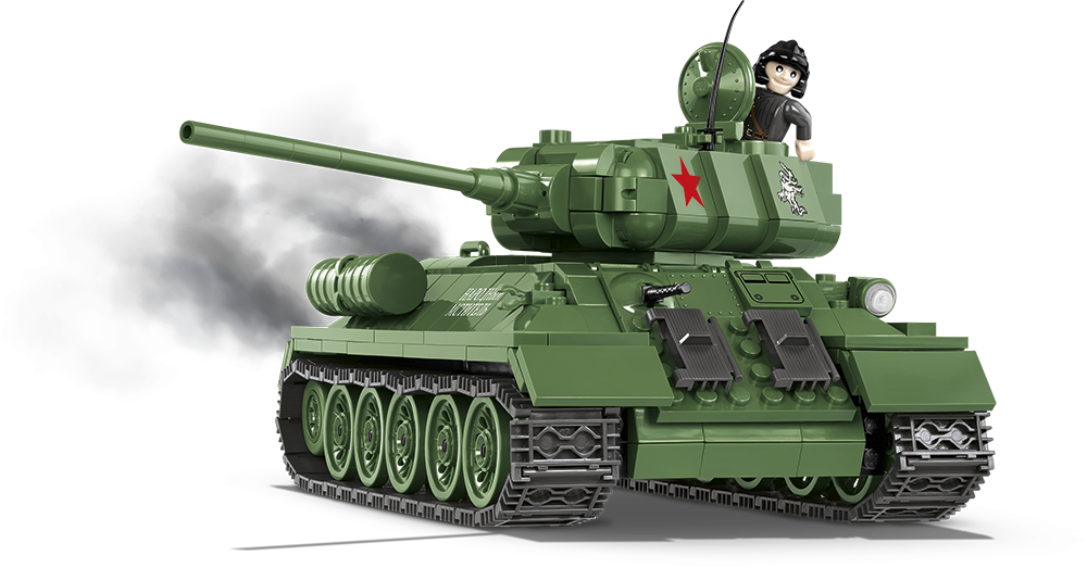 Cobi T-34/85 Tank - Cobi T 34 85 (1000x523), Png Download