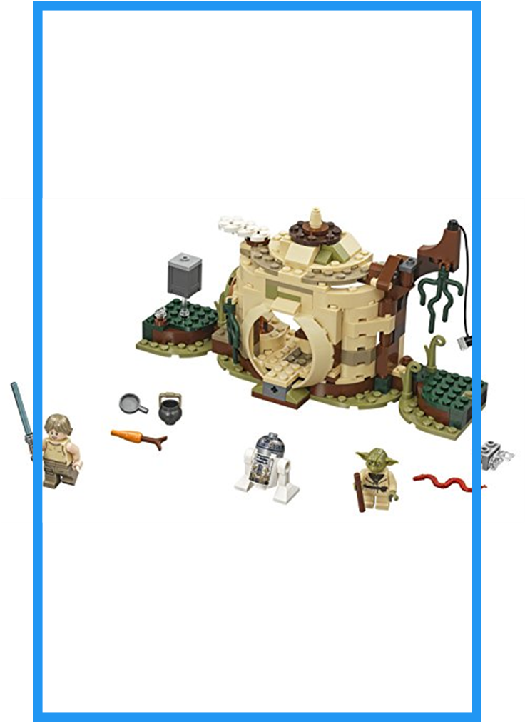 Lego Star Wars - Chatka Yody Lego Star Wars (735x1100), Png Download