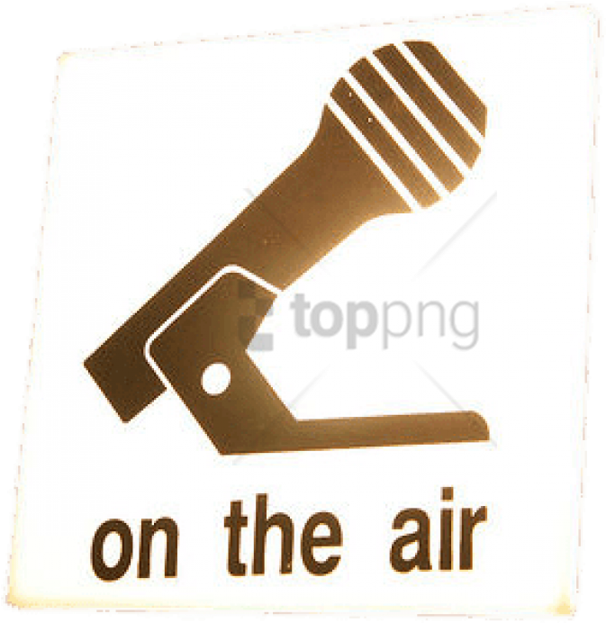 Free Png On The Air Microphone Sign Png Image With - World Society For The Protection (851x742), Png Download