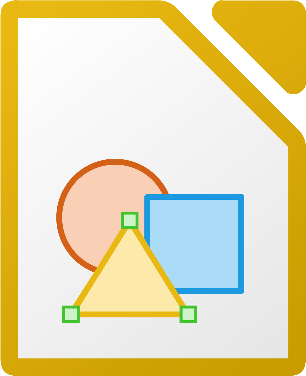 Logo Libre Office Draw (1200x1200), Png Download