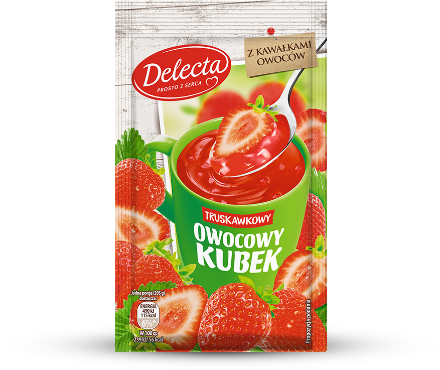 Strawberry Instant Water-based Pudding - Malina Fruity Milk Png (900x900), Png Download