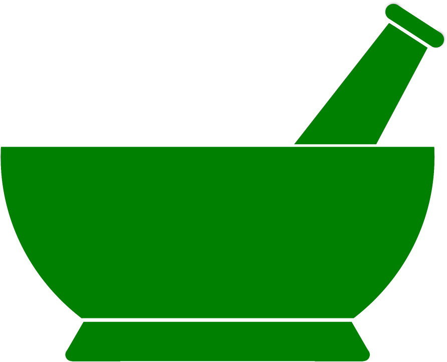 Mortar And Pestle Merchandise - Pharmacy Mortar And Pestle Rx (1024x1024), Png Download