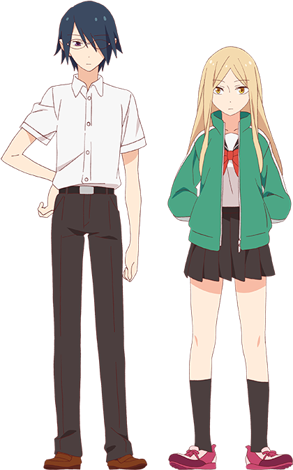 Tsurezure Couple - 徒然 喜歡 你 赤木 (560x703), Png Download