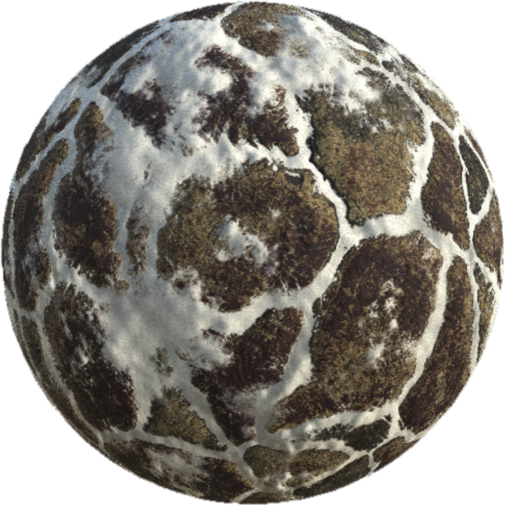 Snowy Stones - Sphere (760x760), Png Download
