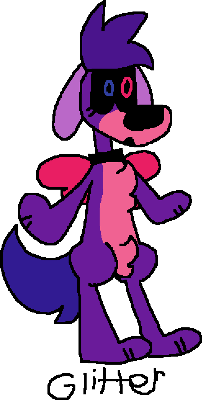 Glitter Ref By Lucifer-fangirl - Cartoon (926x1340), Png Download