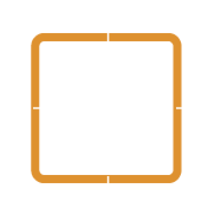 Quadrado - Amber (800x800), Png Download