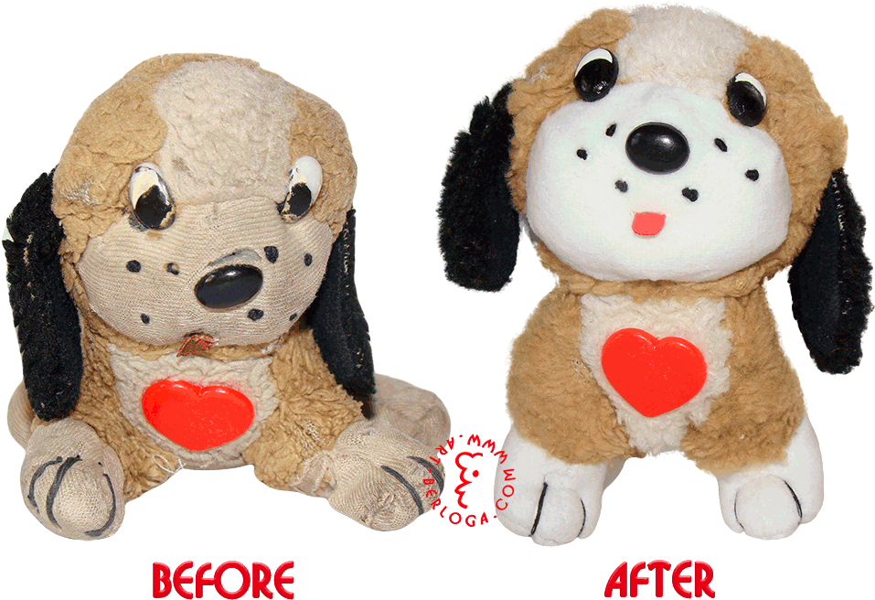 Restoration Of A Small Dog - Stuffed Toy (1000x693), Png Download