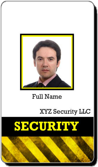 Xylawpd - Security Guard Identity Card (600x600), Png Download