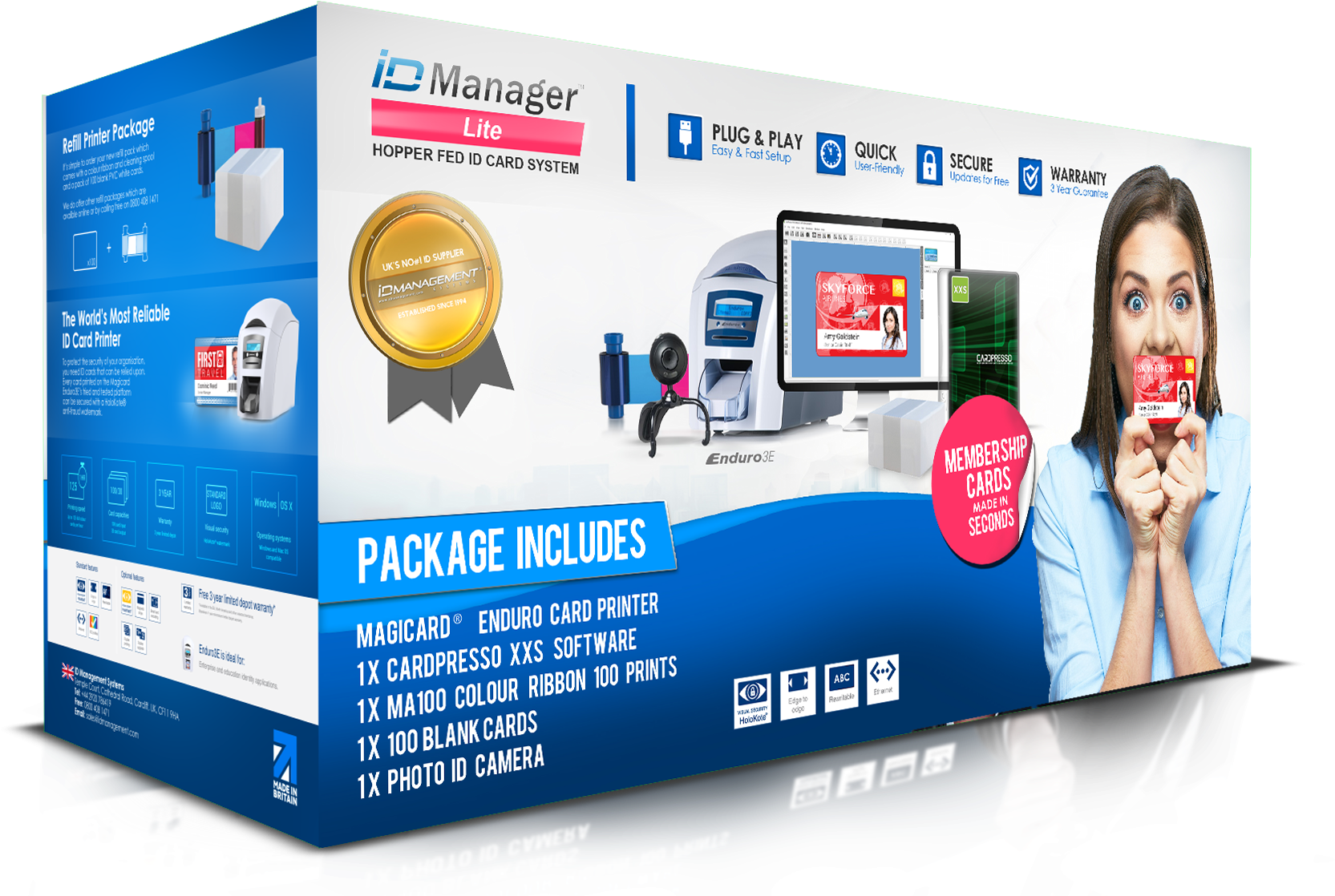 Id Manager Membership Id Card System - Identity Document (2048x1152), Png Download