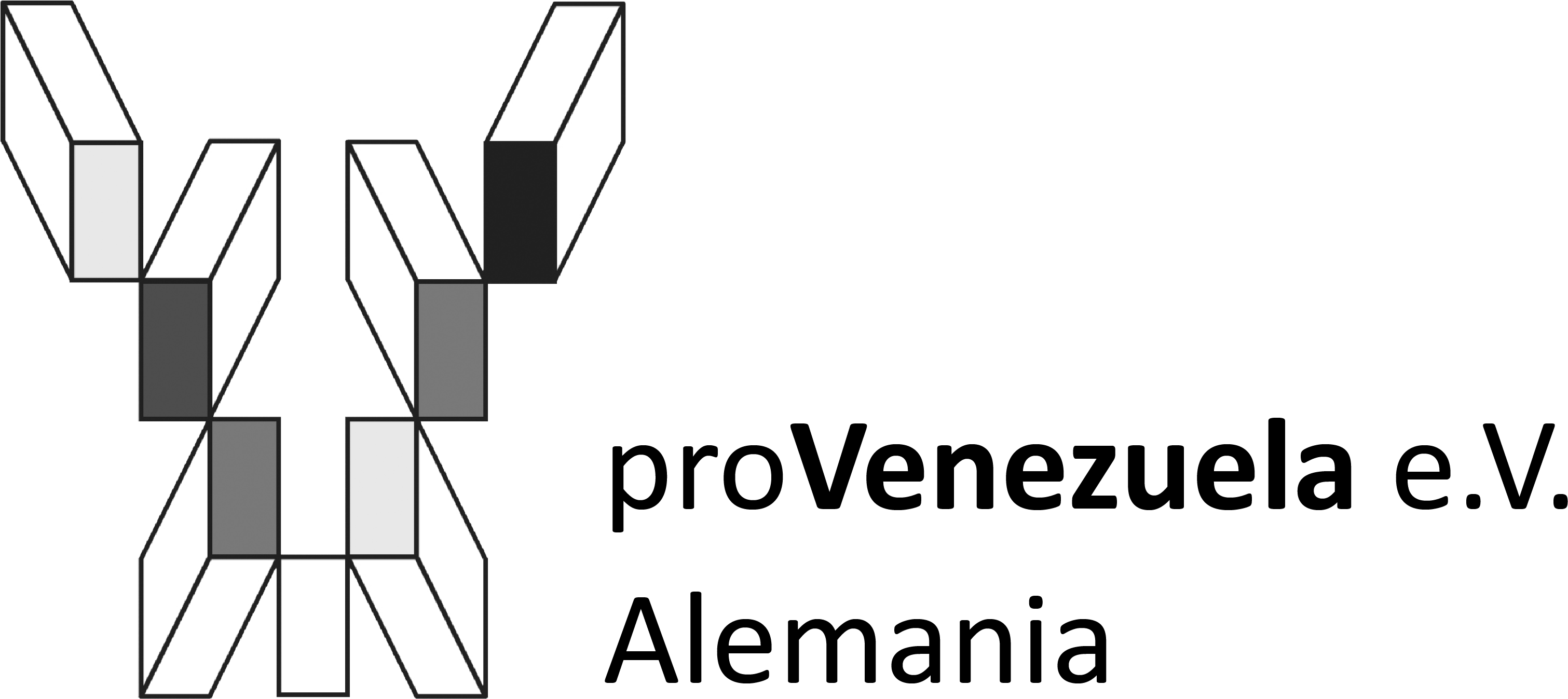 Pro Venezuela E - Black-and-white (3038x1393), Png Download