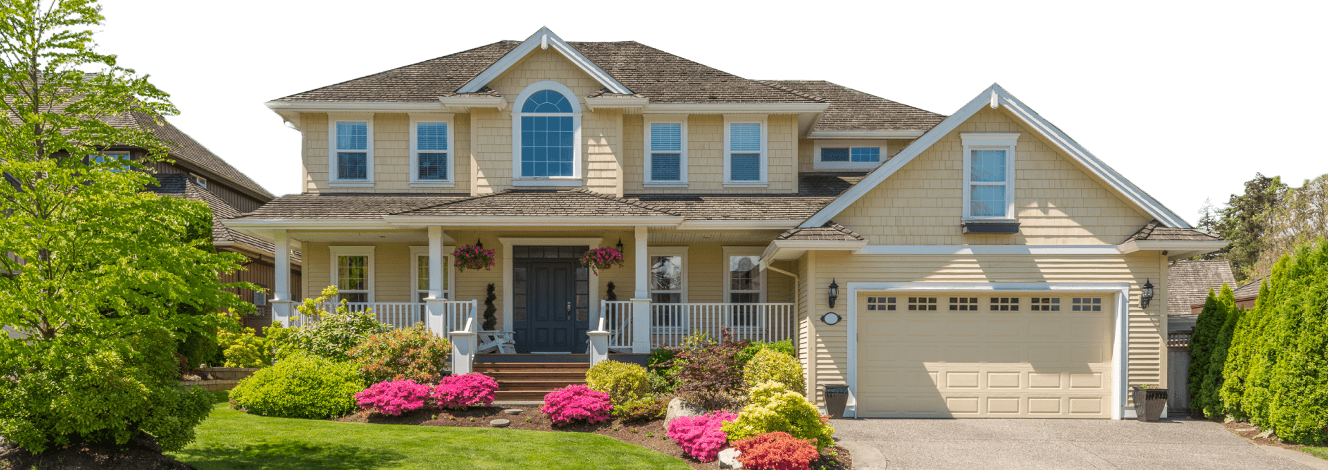 Trusted, Fully Licensed & Insured - Garage Door (1920x680), Png Download