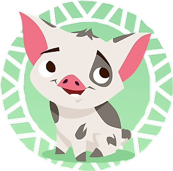Moana Clipart Pua For Free On Mbtskoudsalg Cerdito - Moana Stickers Png (820x656), Png Download
