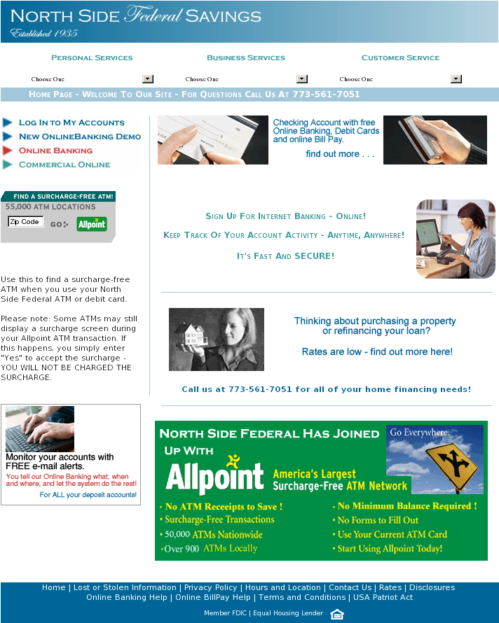 North Side Federal Competitors, Revenue And Employees - Allpoint Atm (1024x905), Png Download