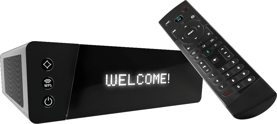 Altice One Mini Box (1057x476), Png Download