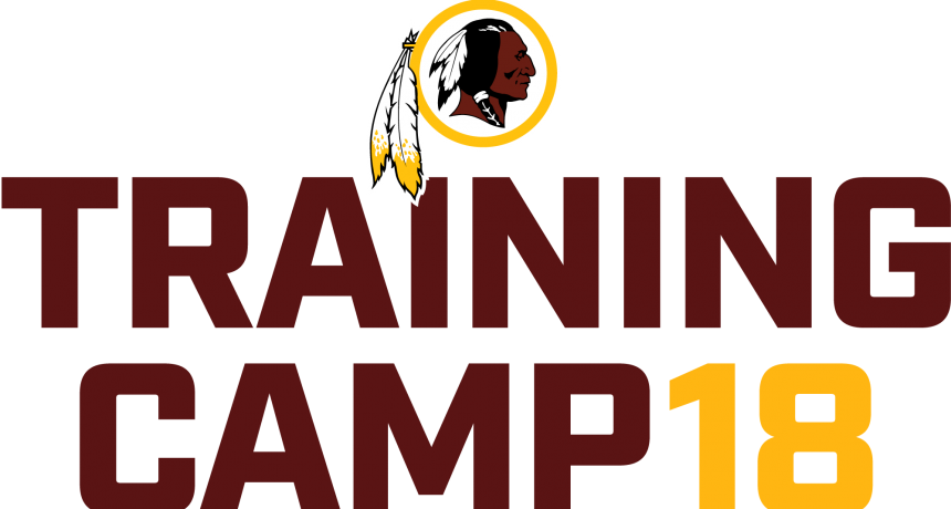 Redskins Logo Png - Redskins Training Camp 2018 (860x460), Png Download