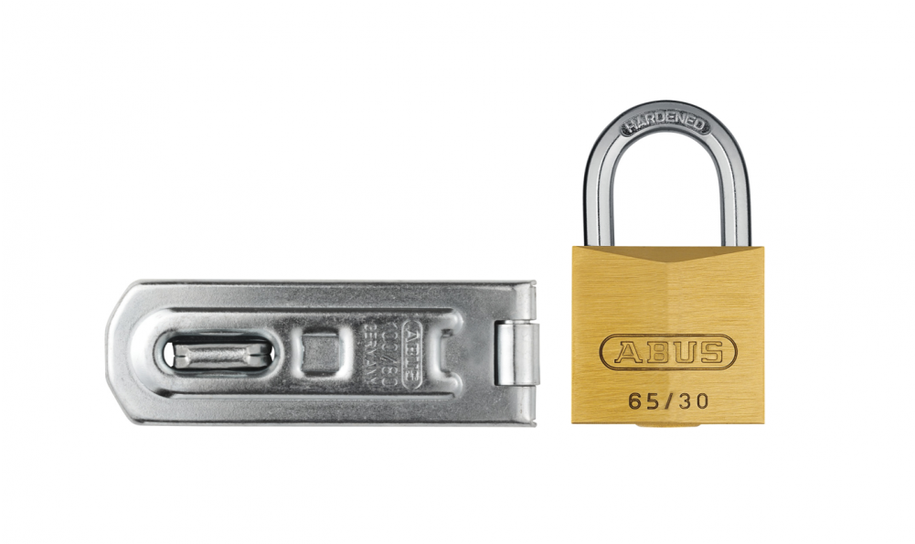 Porte-cadenas 100/80 Mm Cadenas Laiton 65/30 Mm Abus - Security (1000x1000), Png Download