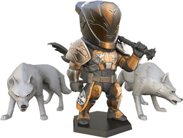 Saladin And The Iron Wolves Figure - Destiny Saladin Figure (600x600), Png Download