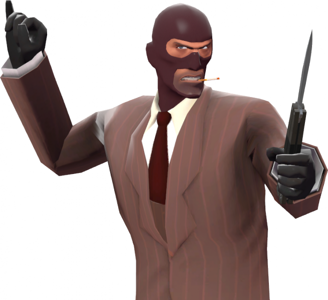 Png - Tf2 Spy (655x600), Png Download