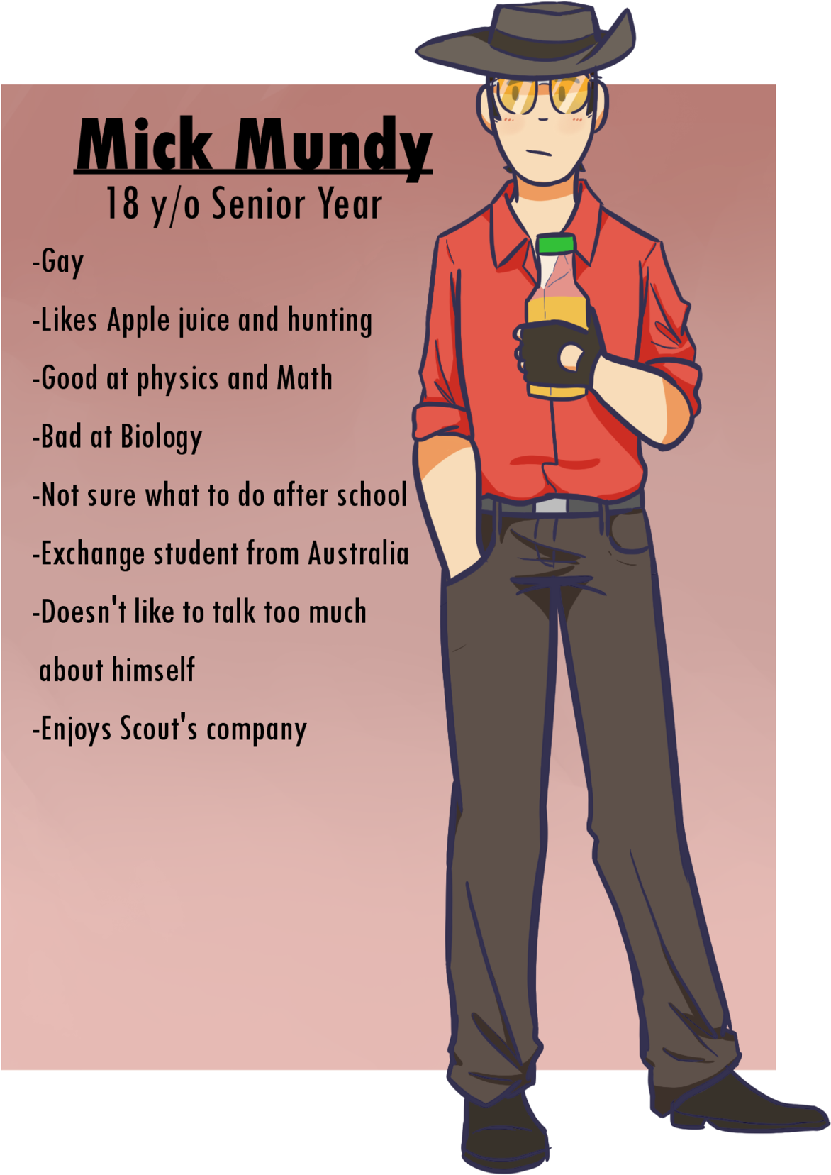 [archive] Mick “sniper” Mundy [scout] - Team Fortress 2 Sniper Mundy (1280x1736), Png Download