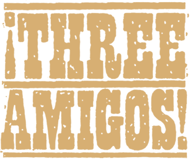 Three Amigos - Wanted Font (1280x544), Png Download