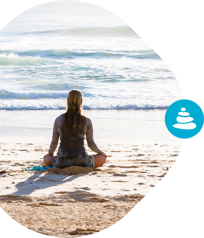 Illustration Serenity - Meditation (676x790), Png Download