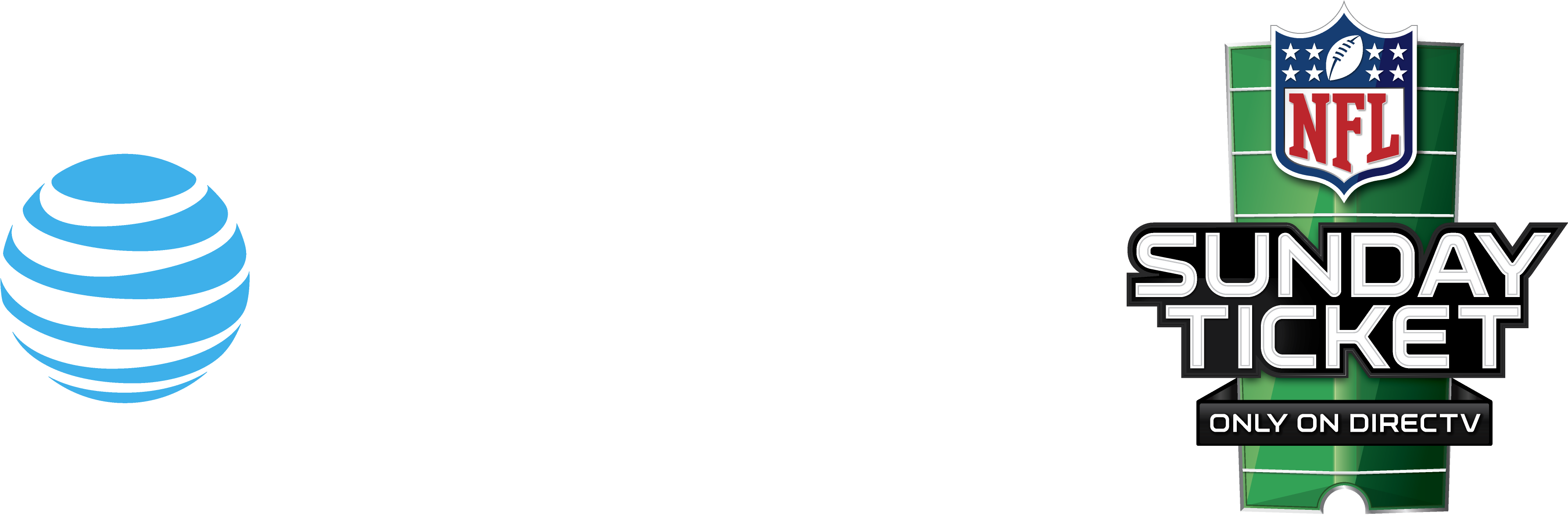 Direct Tv Logo Png Transparent Background - Nfl Sunday Ticket (3585x1230), Png Download