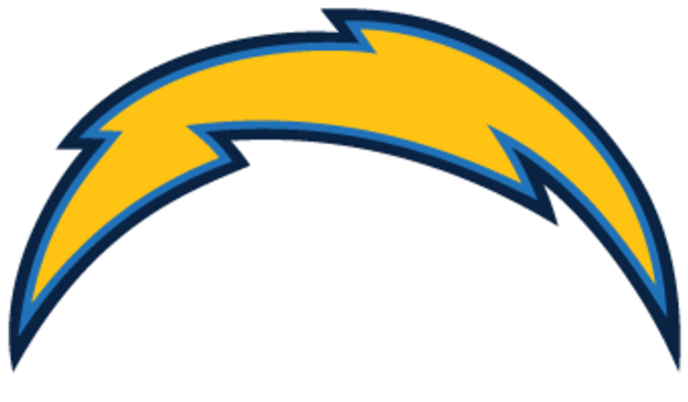 Los Angeles Chargers - San Diego Chargers Bolt (824x464), Png Download