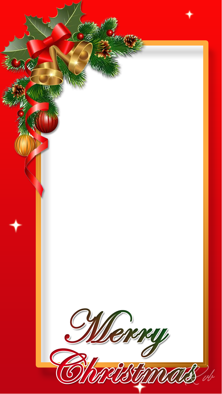 Pretty Christmas Frame - Christmas Tree (720x1280), Png Download