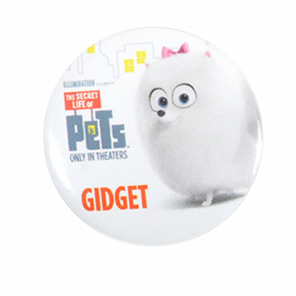 The Secret Life Of Pets Button Badges - Secret Life Of Pets (600x600), Png Download