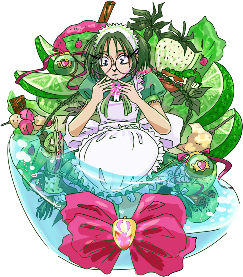 Lettuce By Omoulo - Cartoon (796x908), Png Download