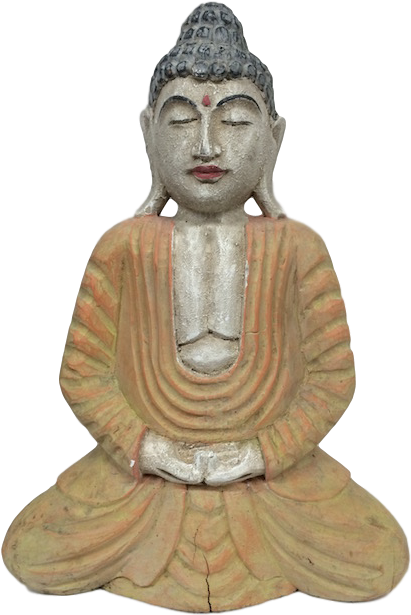 Orange Robe Buddha - Gautama Buddha (480x640), Png Download
