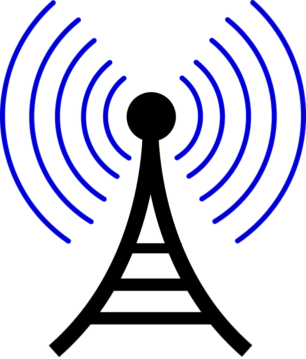 Satellite Clipart Satellite Tower - Radio Waves Clip Art (613x720), Png Download