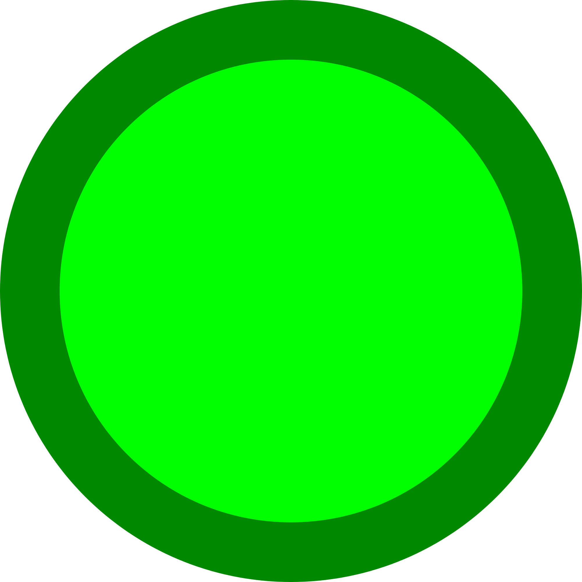 Dot Png - Green Dot Png (2000x2000), Png Download