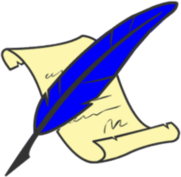 Quill Clipart Mark - Literature (420x420), Png Download