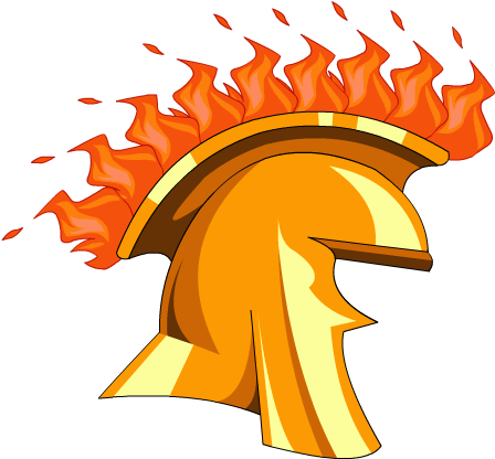 Helm Of 300 Flames (455x420), Png Download