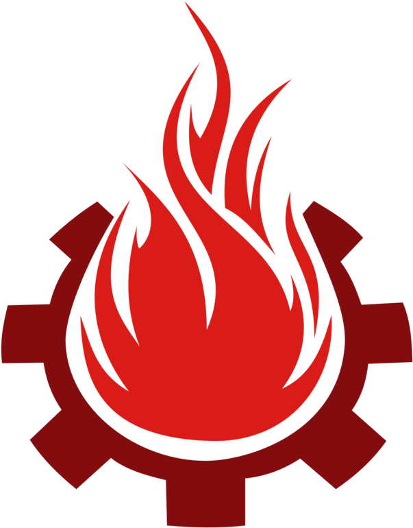 Cartoon Fire Extinguisher - Duel Masters Fire Symbol (894x894), Png Download