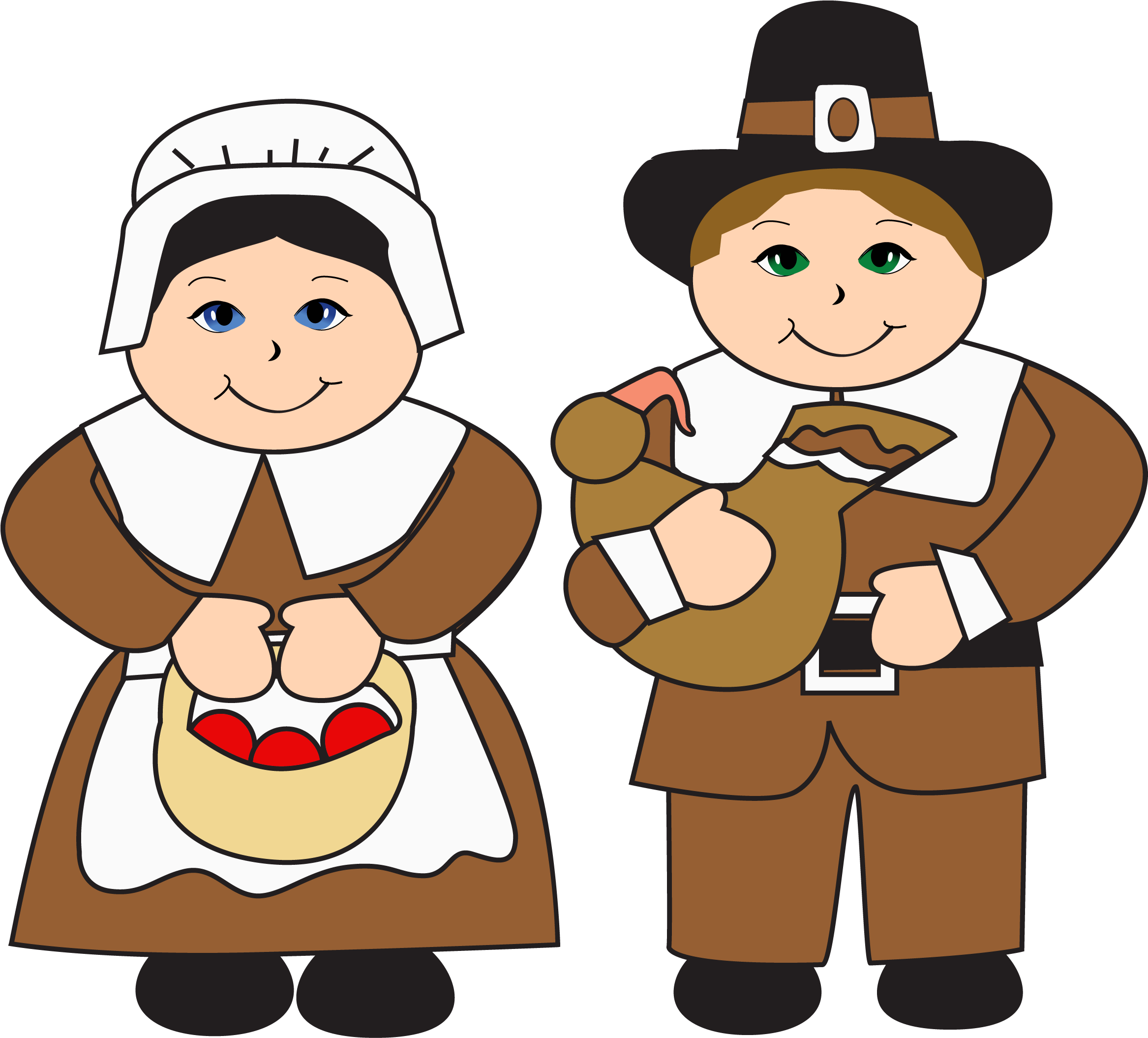 Pilgrims Png Clipart - Pilgrims Clipart (2477x2218), Png Download