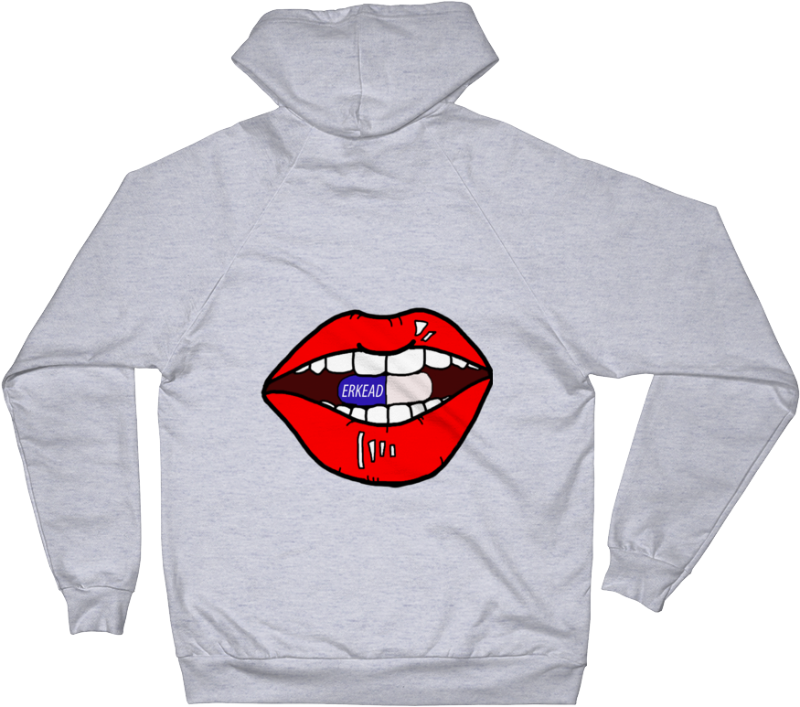 Pill / Lip Logo Hoodie (1000x1000), Png Download