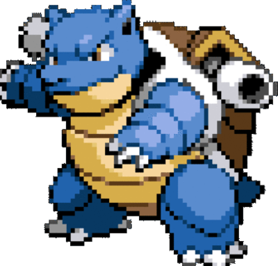 Fox - Pokemon Pixel Art Blastoise (400x383), Png Download