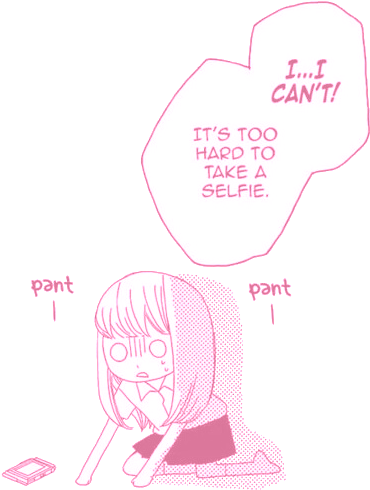 Mine Manga Lovely Myedit Pink Pastel Transparent Transparent - Anime (436x502), Png Download