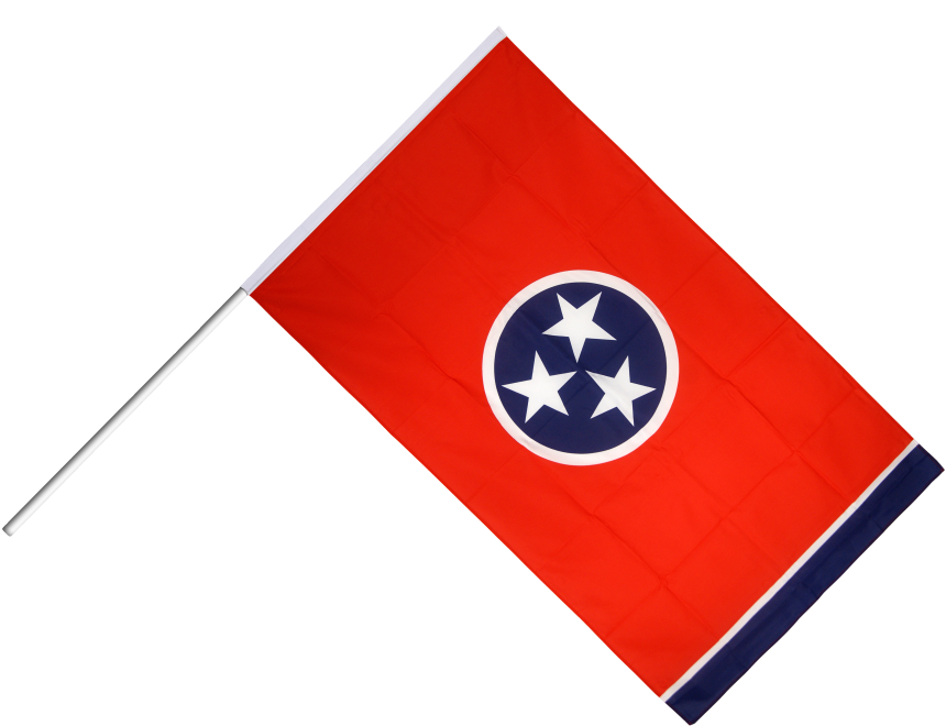 Hand Waving Usa Flag And - Tennessee Flag - 3x5 Ft (1000x749), Png Download