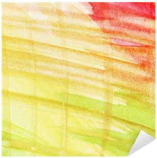 Abstract Watercolor Background With Leaked Paint Sticker - Visual Arts (400x400), Png Download