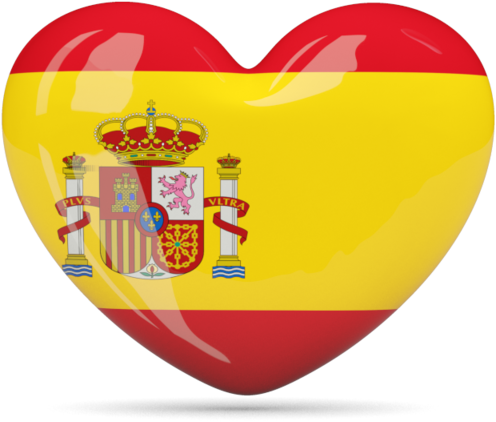 Spain Flag Heart - Spain Flag Circle (640x480), Png Download