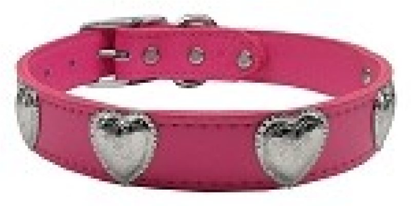 Mirage Pet Products Western Heart Leather Pink Dog (800x800), Png Download