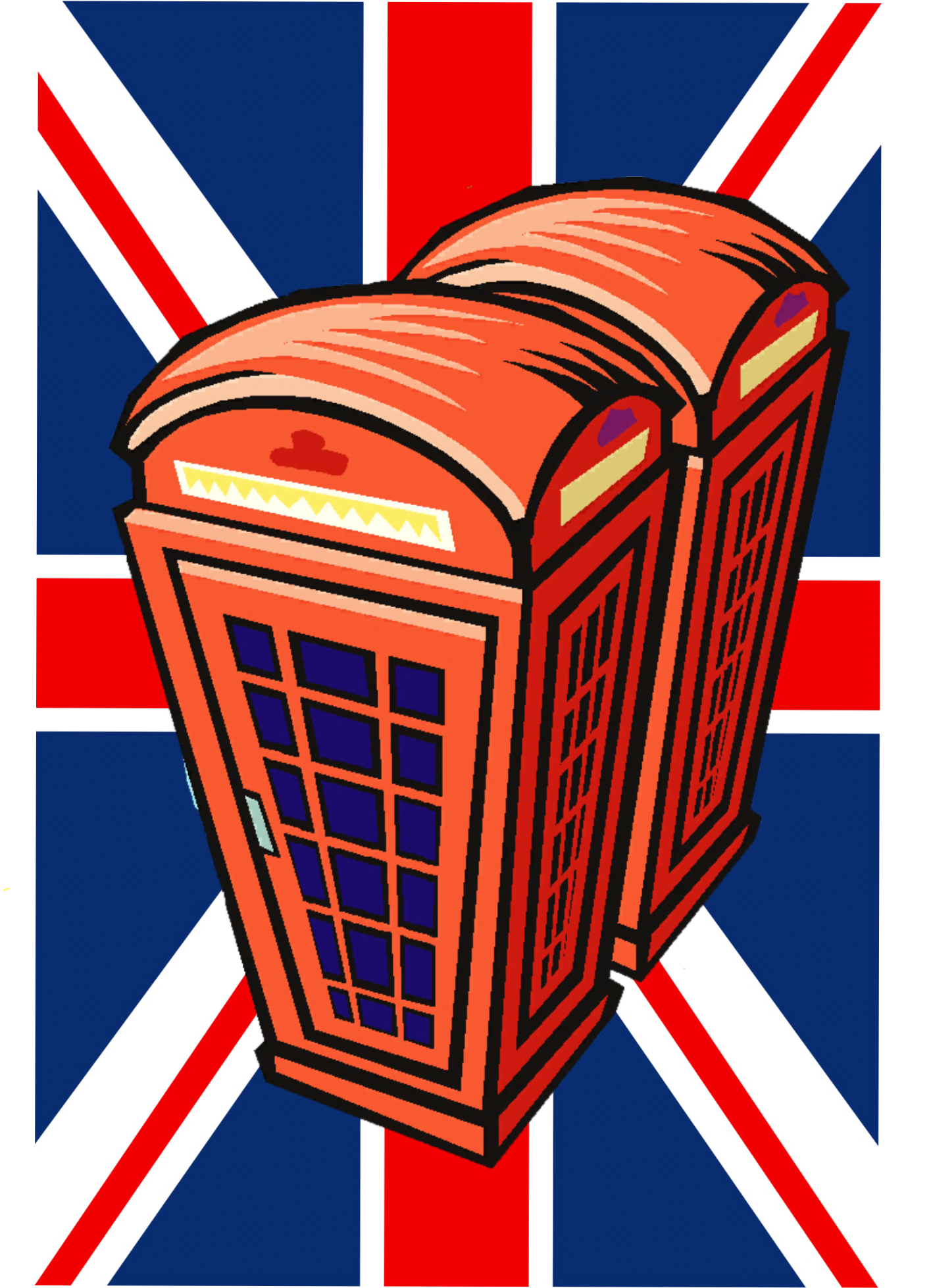 United Kingdom Uk England Flag 1108340 - Illustration (1414x1999), Png Download