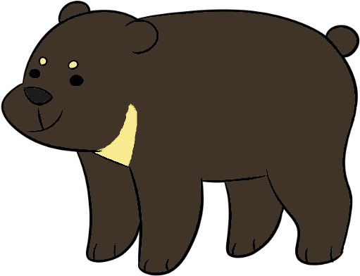 Bears Clipart Sun Bear - Bear (1006x467), Png Download