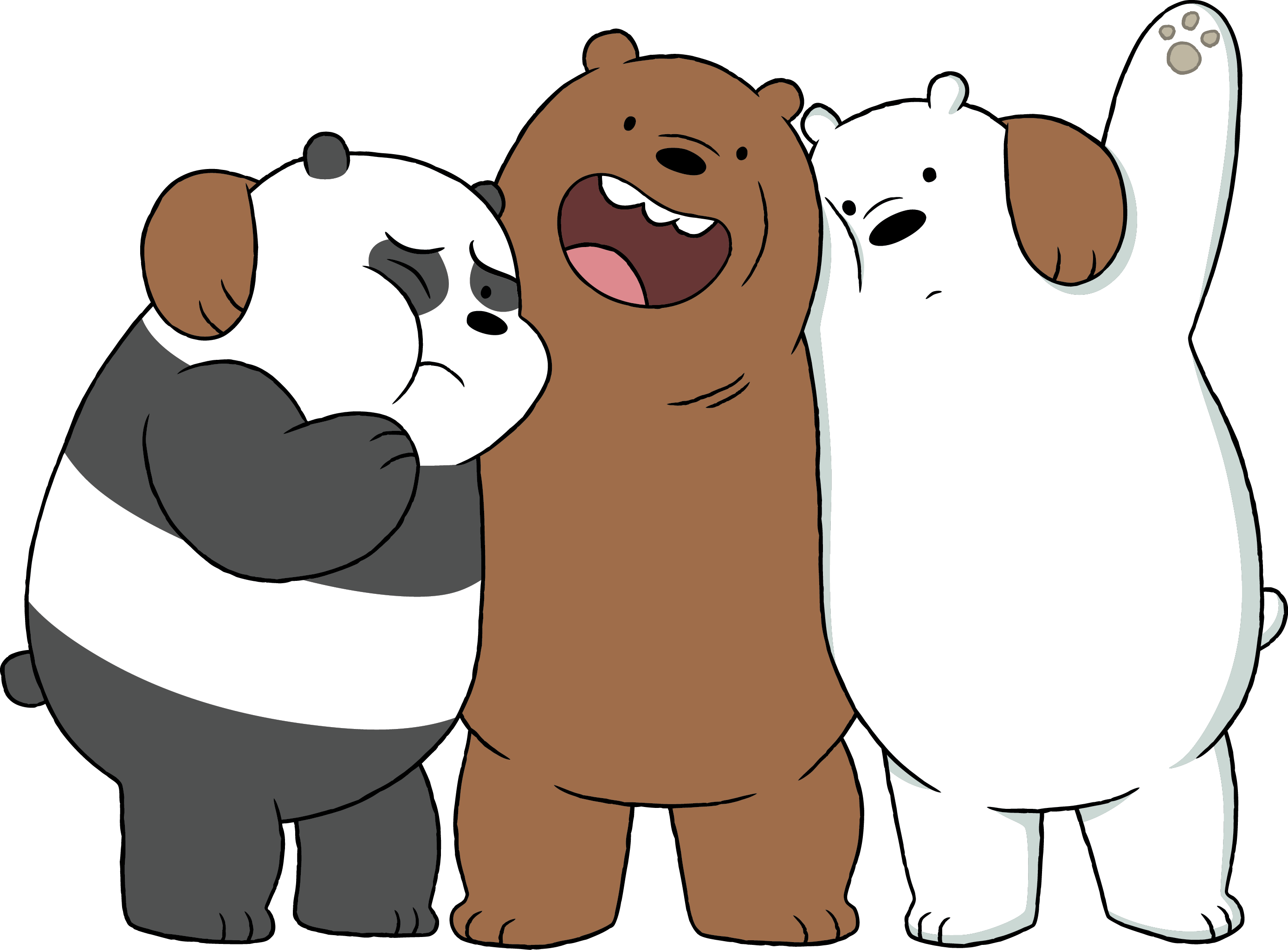 We Bare Bears - We Bare Bears Gif Png (2775x2046), Png Download