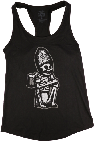 Women's Black Dead Guy Tank - Rogue Dead Guy Ale Pint Glass (500x500), Png Download