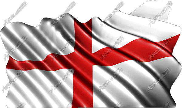 Waving England Flag Cloth - Puerto Rico Flag Waving (600x356), Png Download
