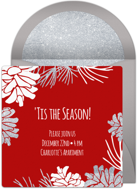 Pine Cones Online Invitation - Hutchinson (650x650), Png Download